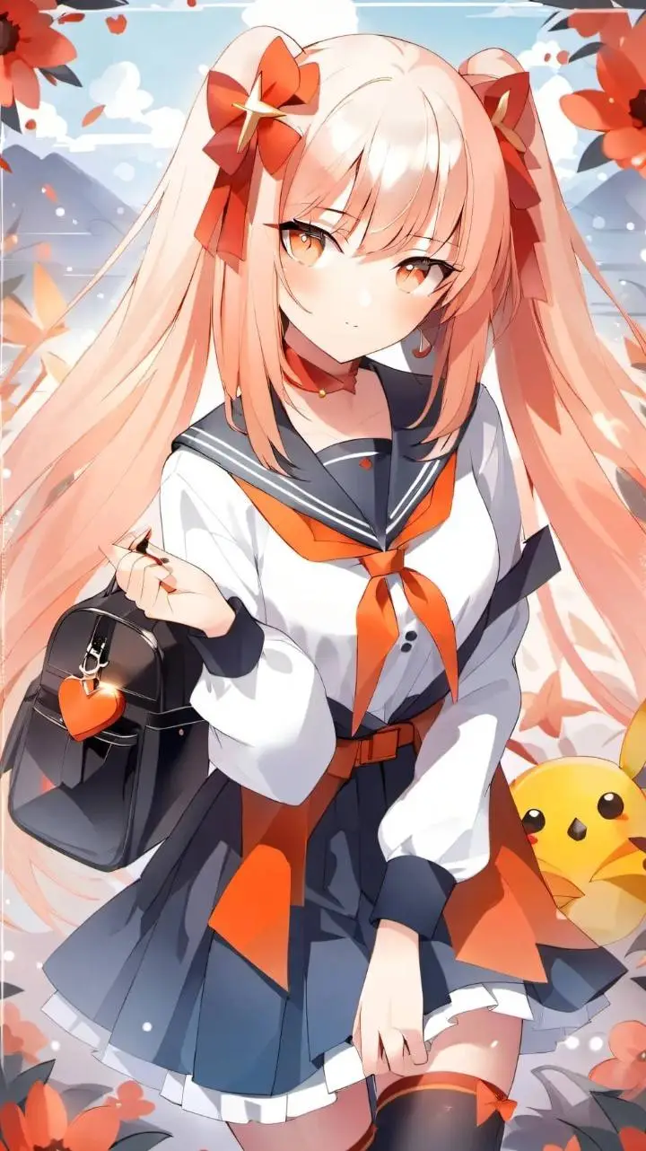 ai character: osana Najimi  background