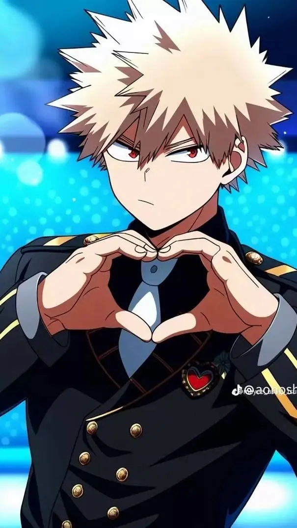 ai character: Katsuki Bakugo  background