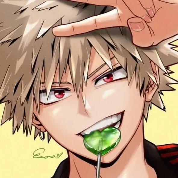 chat with ai character: Katsuki lollipop 