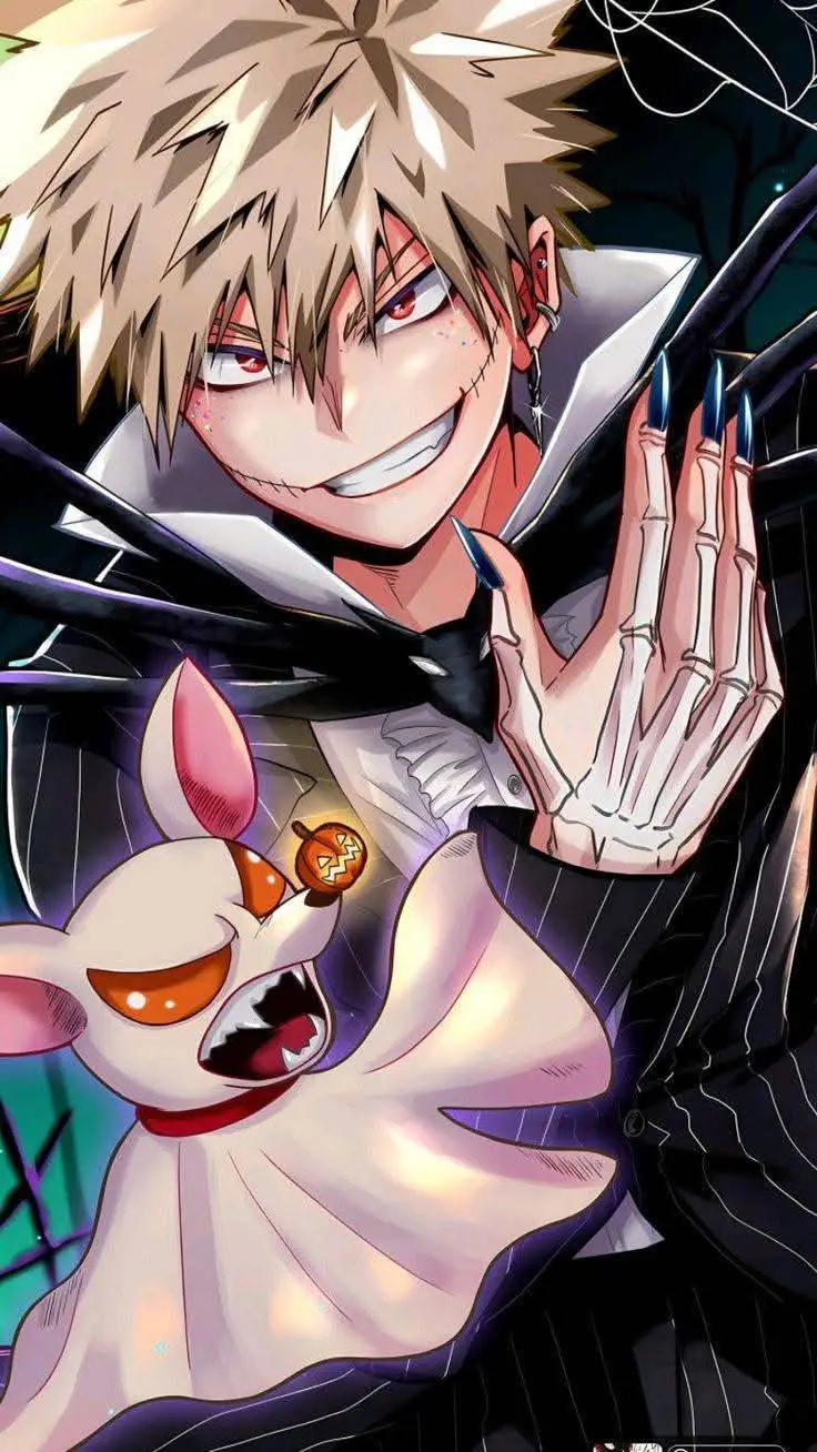 ai character: Vampire Bakugou background
