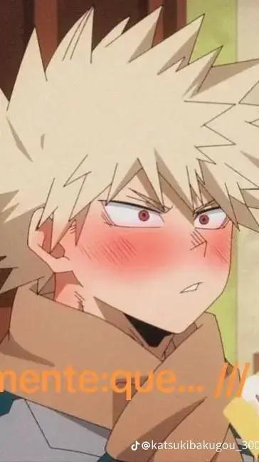 ai character: Bakugou Blushes  background