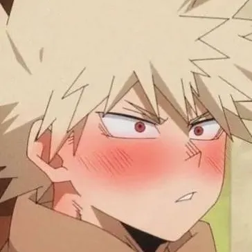 chat with ai character: Bakugou Blushes 