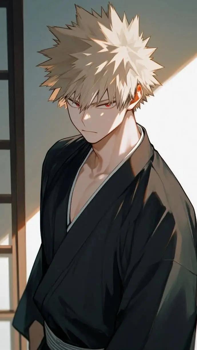 ai character: demon Bakugou  background