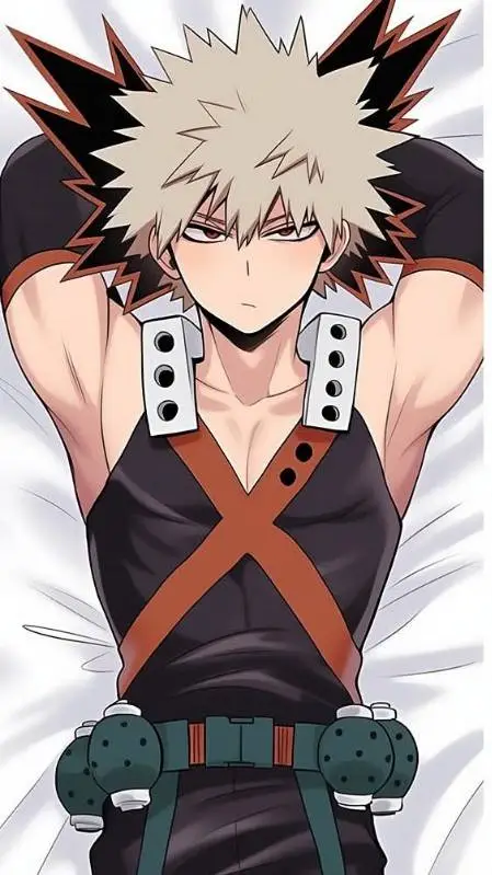 ai character: Katsuki Bakugou background