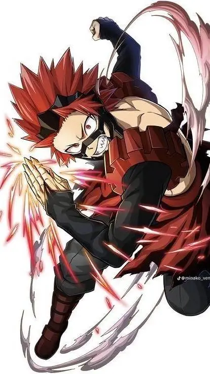 ai character: Kirishima Eijirou background