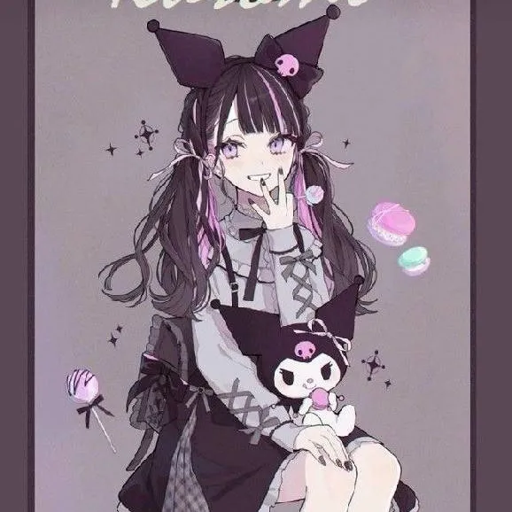 chat with ai character: Ayano as Kuromi 