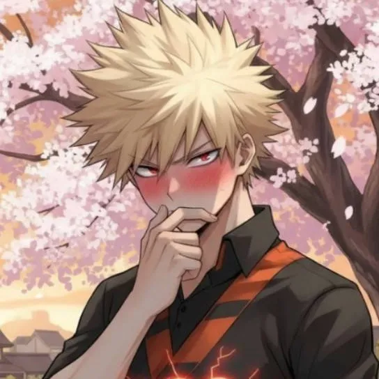 chat with ai character: Kacchan Blushes 