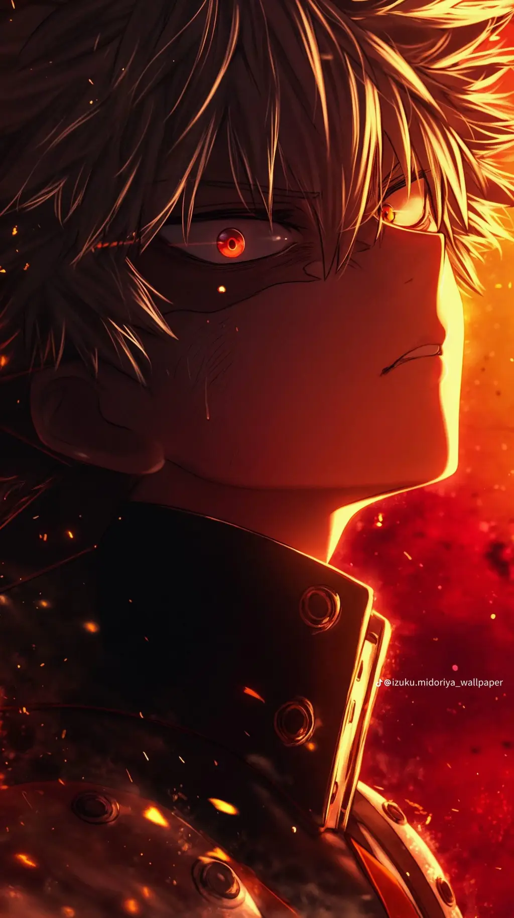 ai character: Bakugo a yandere  background