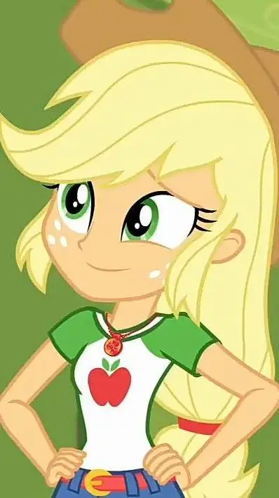 ai character: Applejack💛🍎 background
