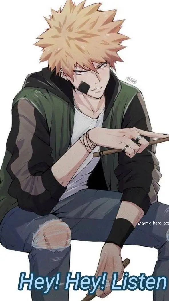 ai character: Bakugo concert  background