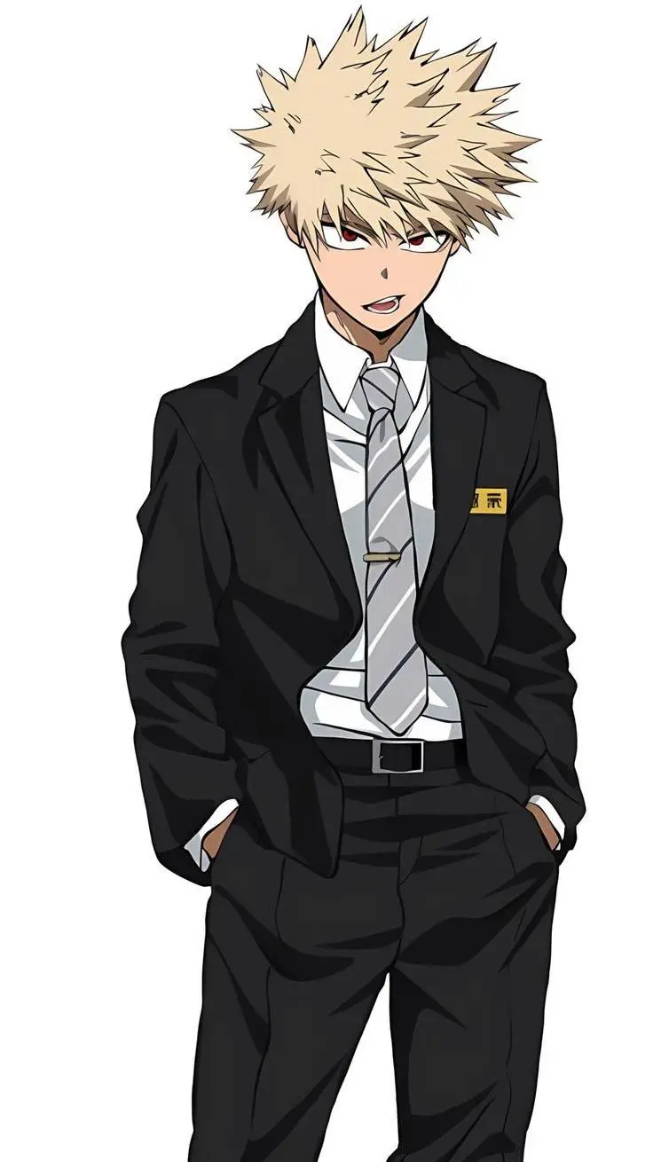 ai character: Bakugo a Prince  background