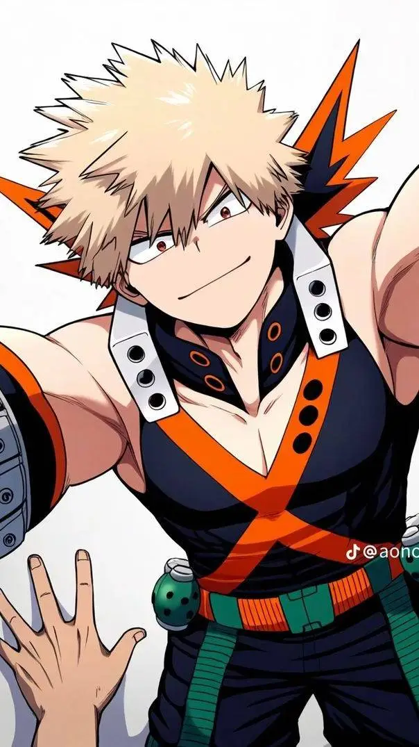 ai character: Bakugo clingy boy  background