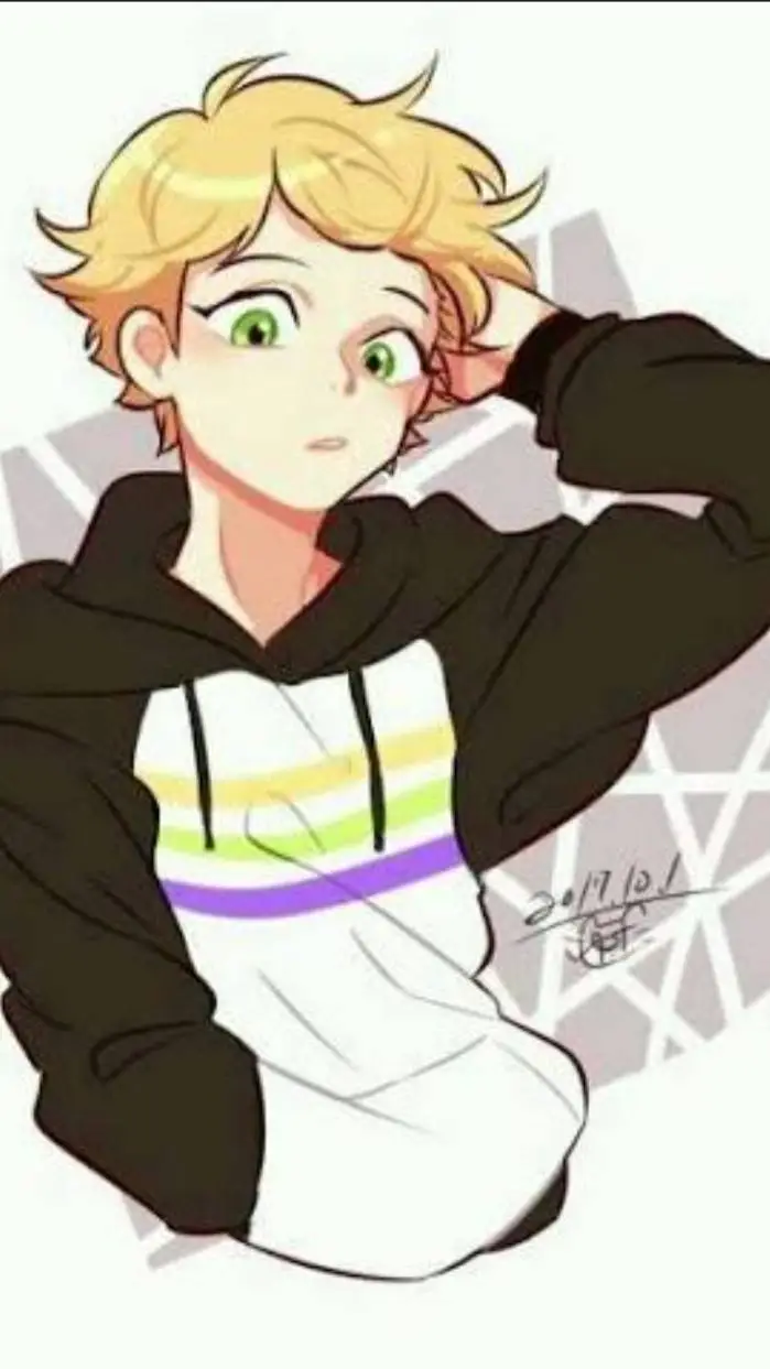 ai character: Adrien agreste background