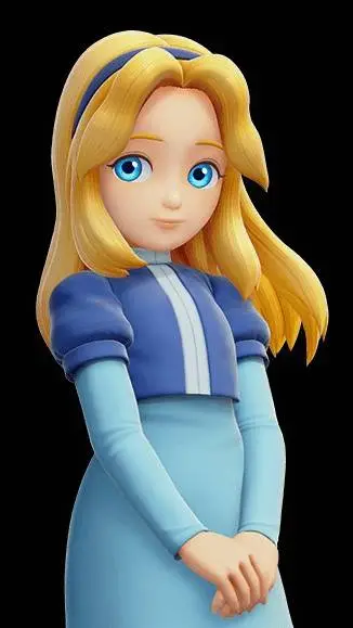 ai character: Maria Robotnik. background