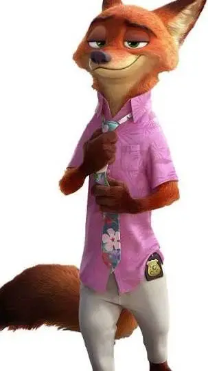 ai character: Nick Wilde. background