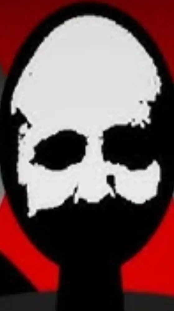 ai character: mr black  background