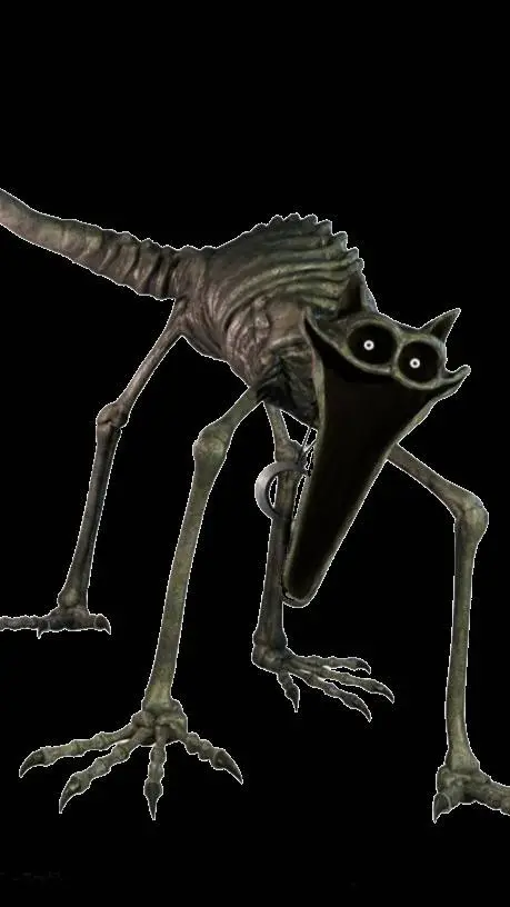 ai character: cat nap exe scary  background
