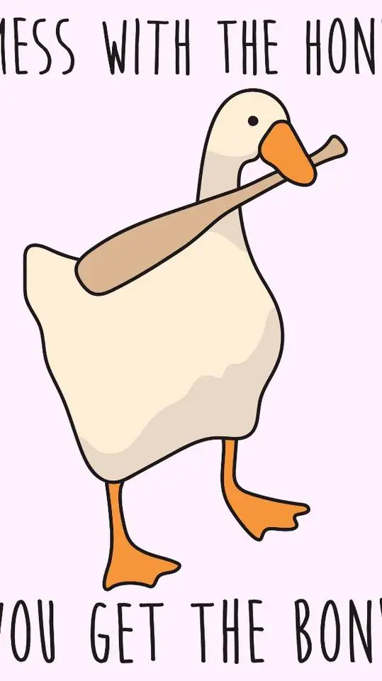 ai character: goose background