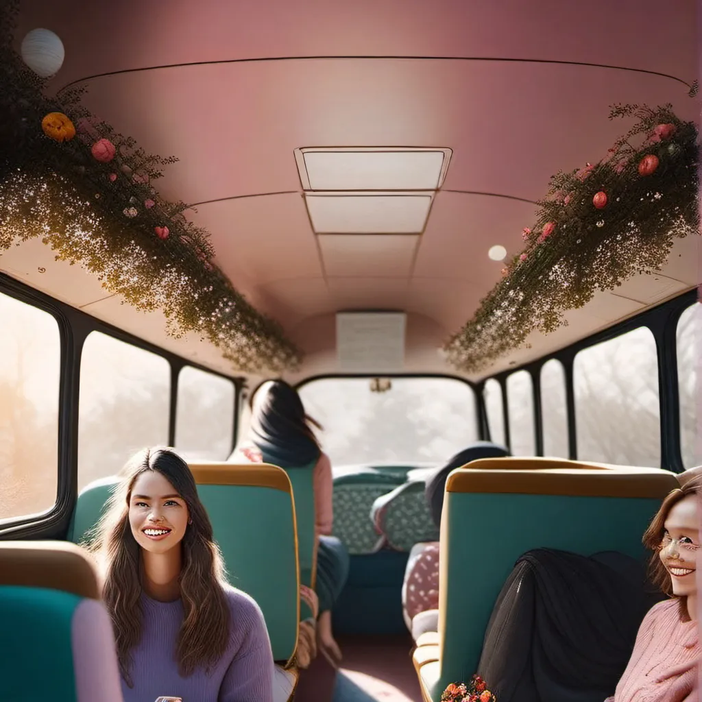 chat with ai character: The girly bus trip