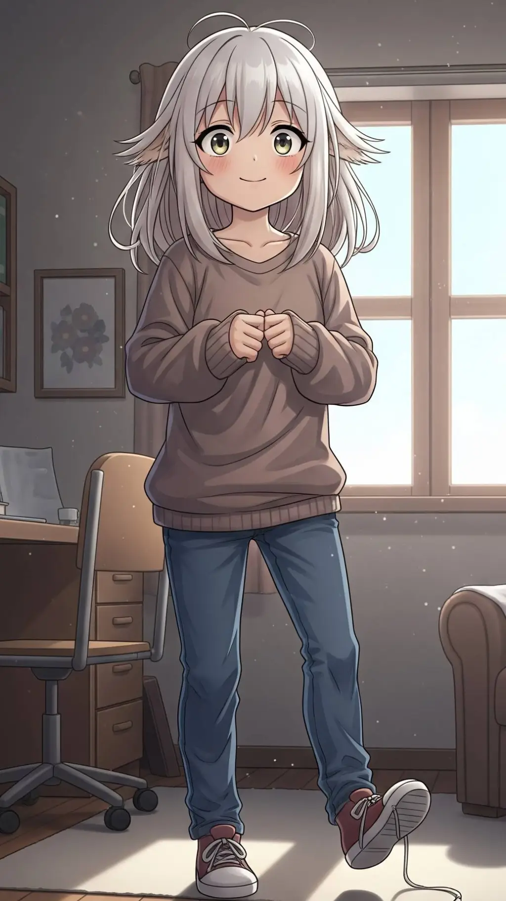 ai character: Maple  background