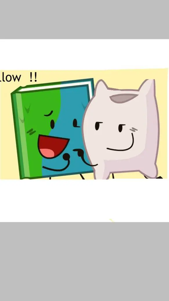 ai character: Pillow x Book!  background