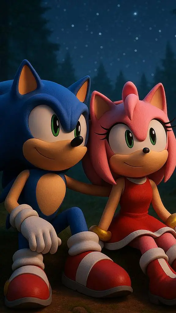 ai character: SonAmy background