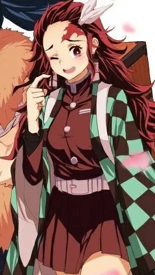 ai character: Tanjio girl background