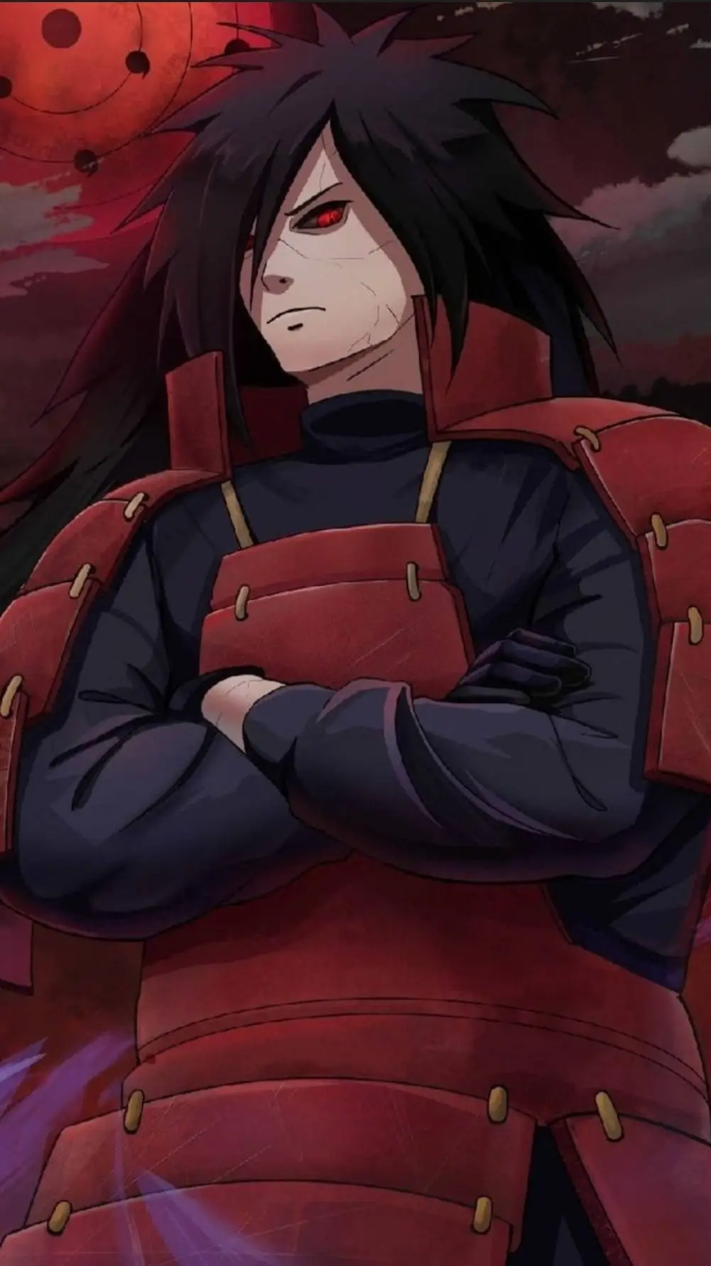 ai character: against madara background