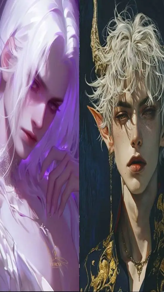 ai character: 😇Asras😈Samael  background