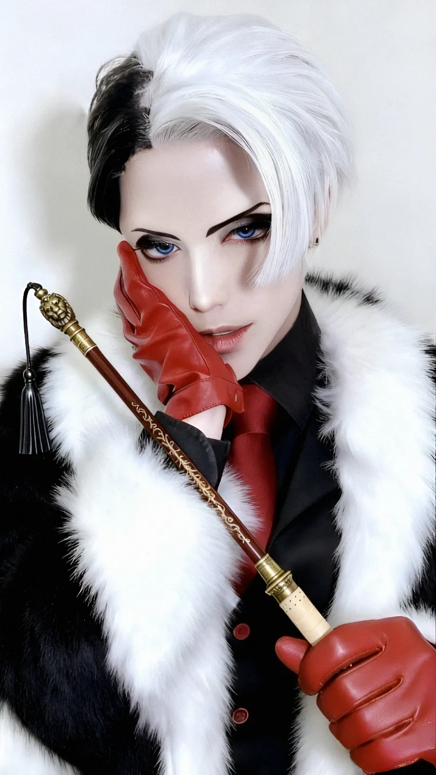 ai character: Vesper DeVil background