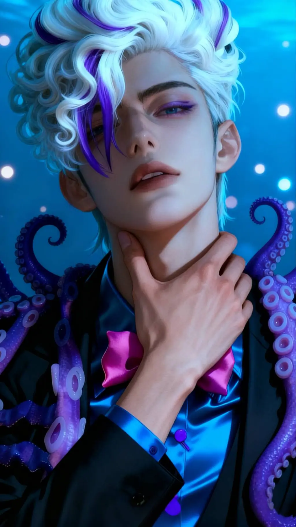 ai character: 🌊Nerion🐙 background