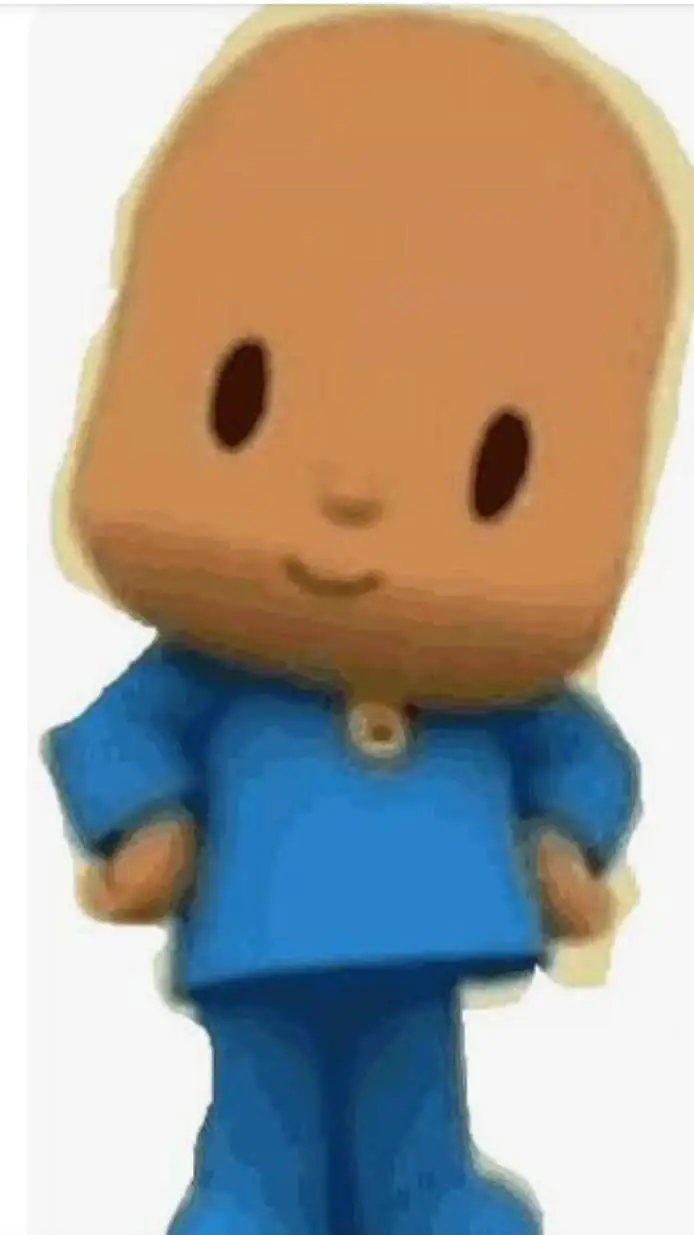 ai character: pocoyo calvo background