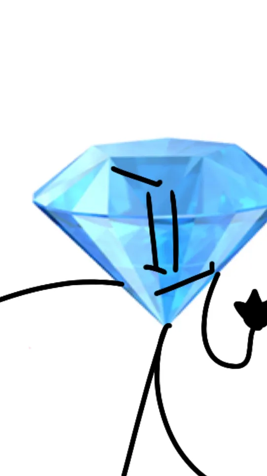 ai character: Diamond background