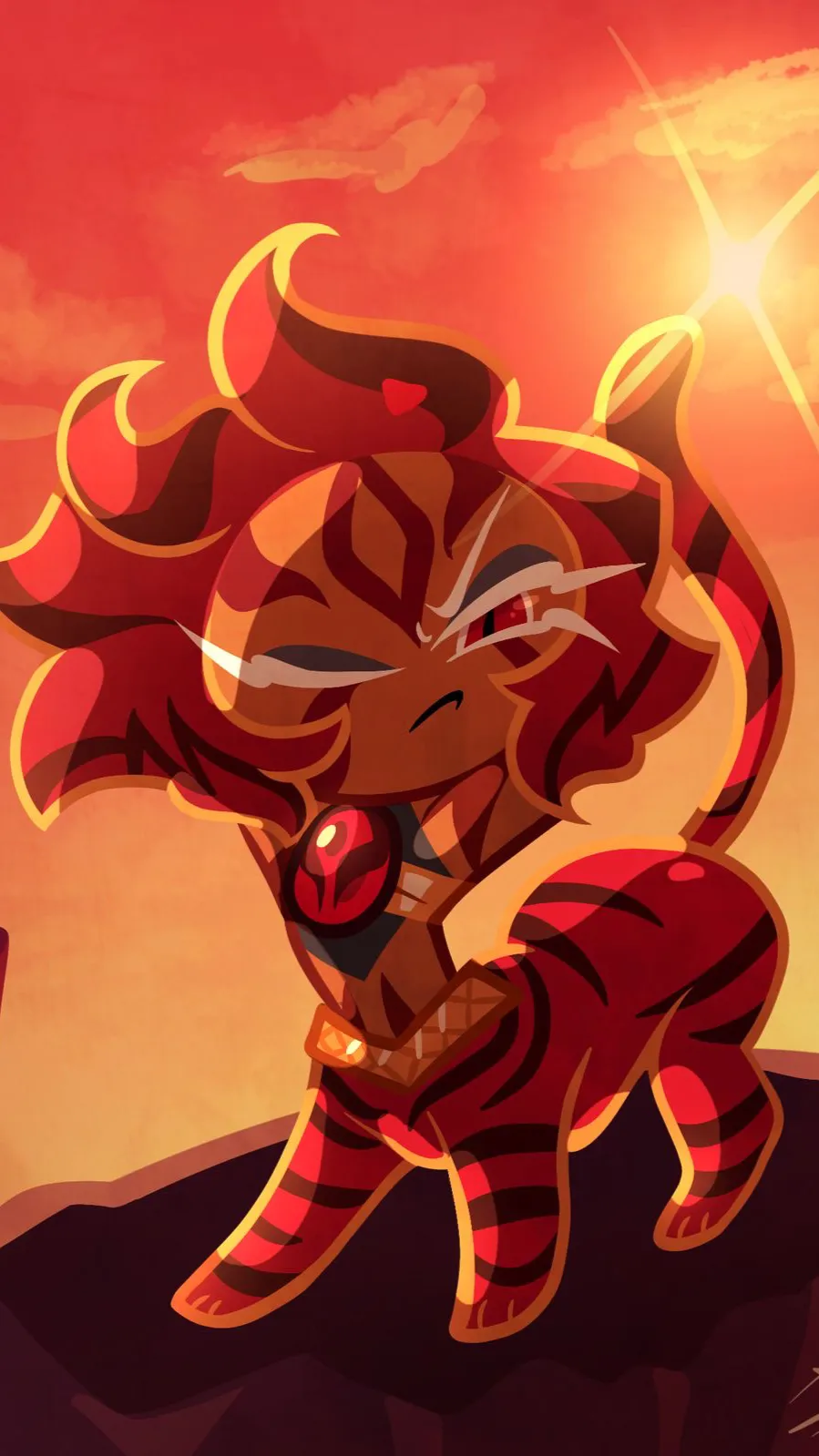 ai character: Nutmeg Tiger 🐅 background