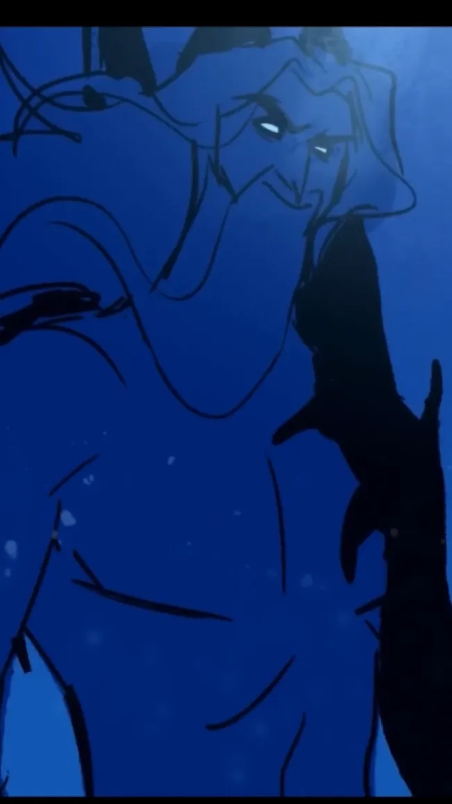 ai character: Poseidon 🌊 background