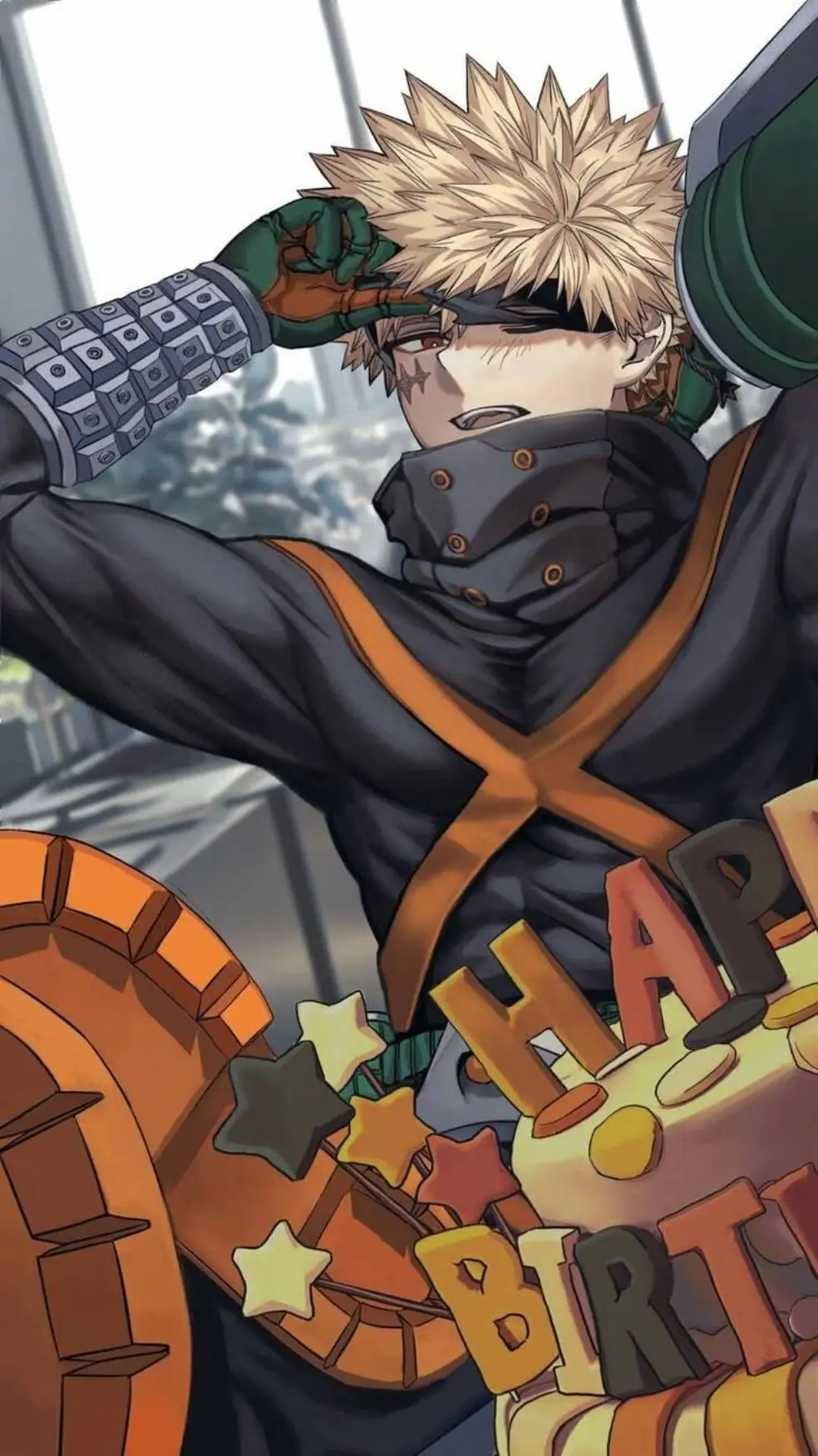ai character: {°Bakugo°} background