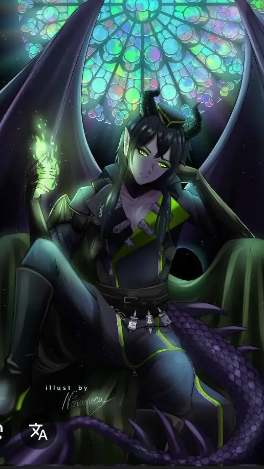 ai character: malleus Draconia background