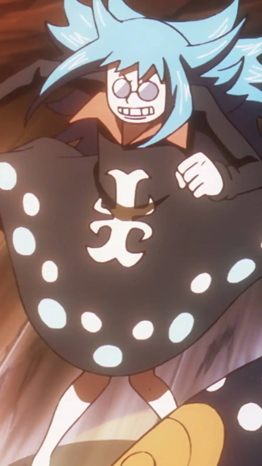 ai character: house one piece  background