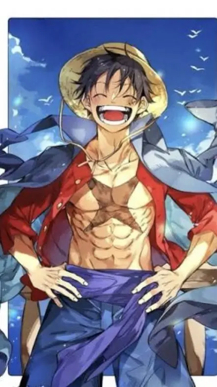 ai character: monkey D luffy background