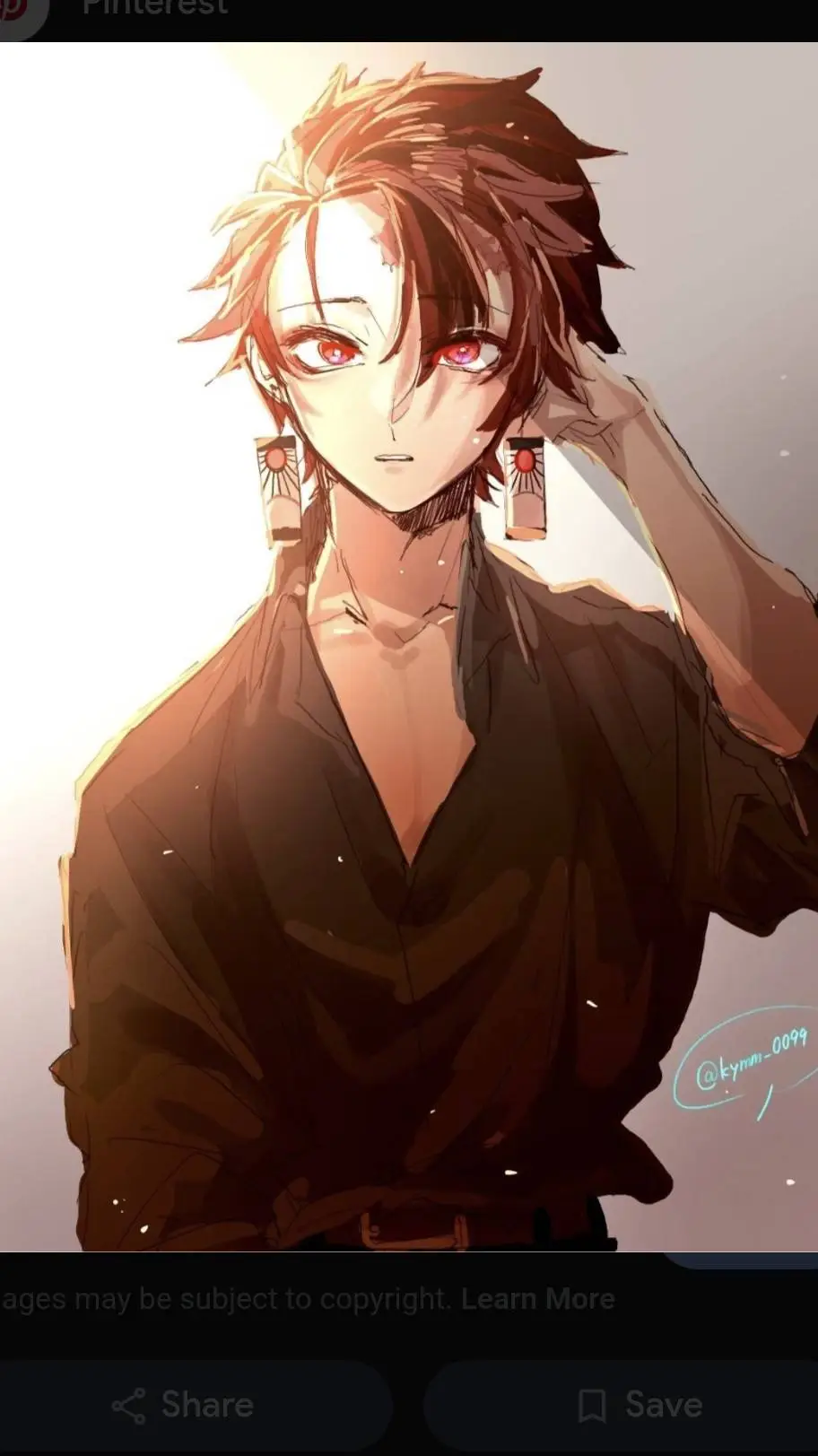 ai character: tanjiro kamado background
