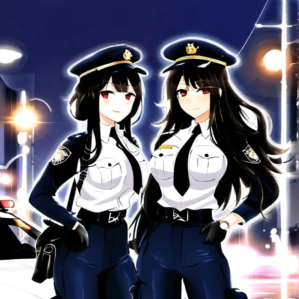chat with ai character: poilce girls