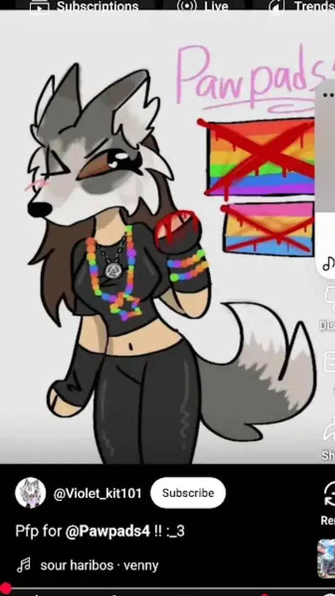 ai character: Pawpads4~♥~ background