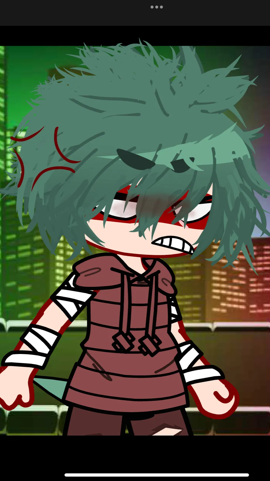 ai character: Tmnt raph  background