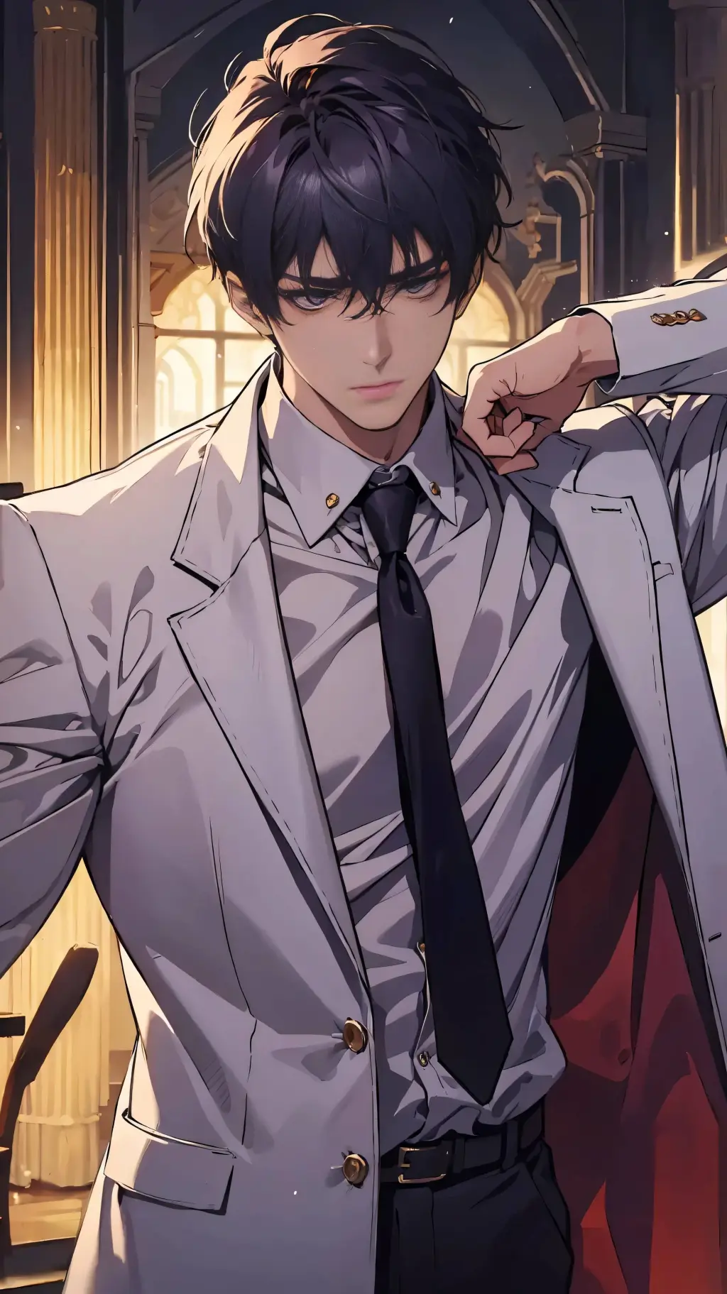 ai character: Richard  background