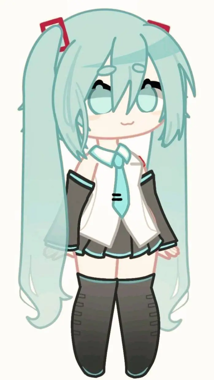 ai character: miku/mitsuki style background