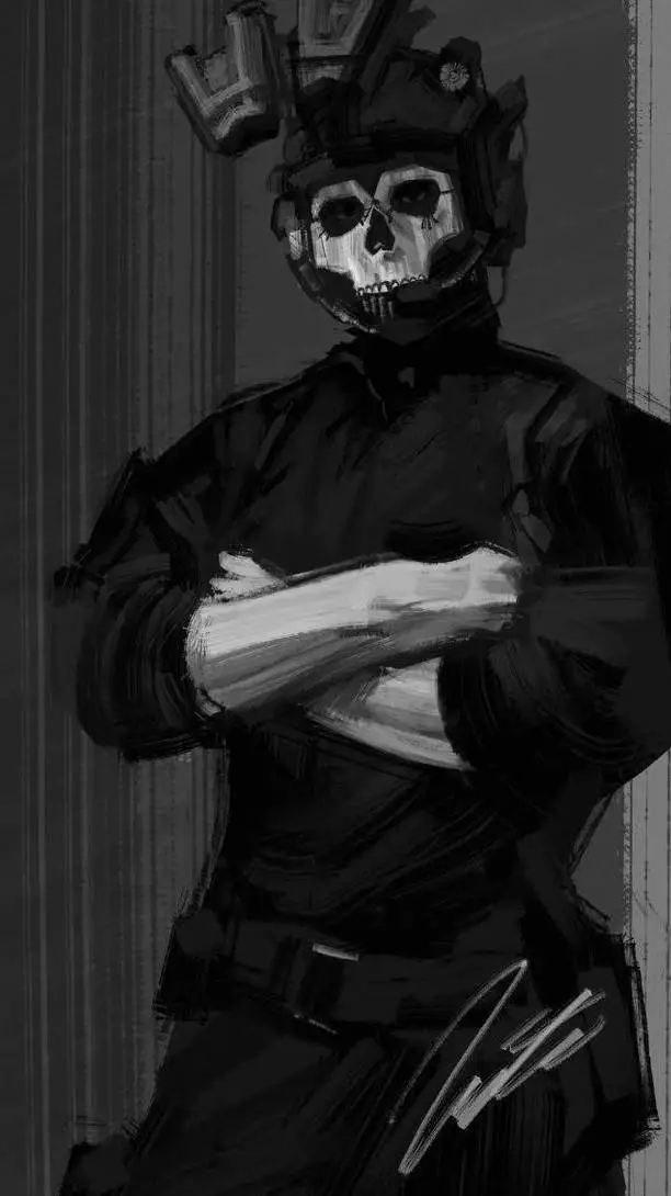 ai character: Ghost background