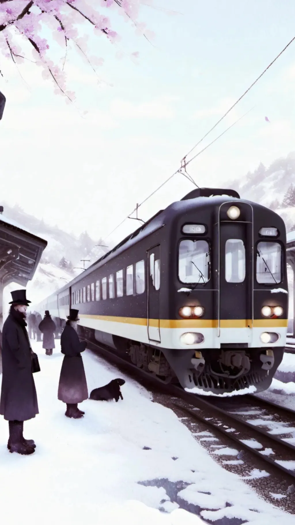 ai character: Sprunki Train background