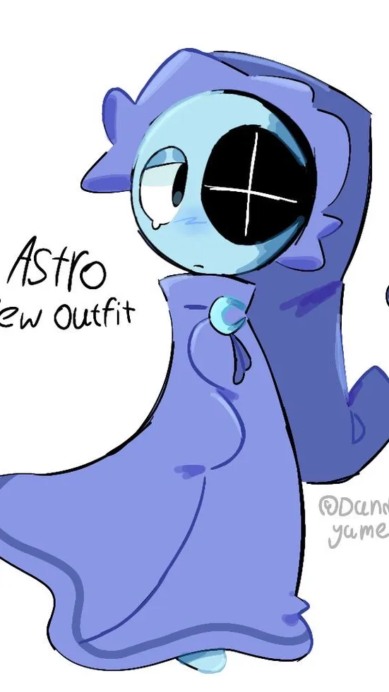 ai character: Yandare astro ￼ background