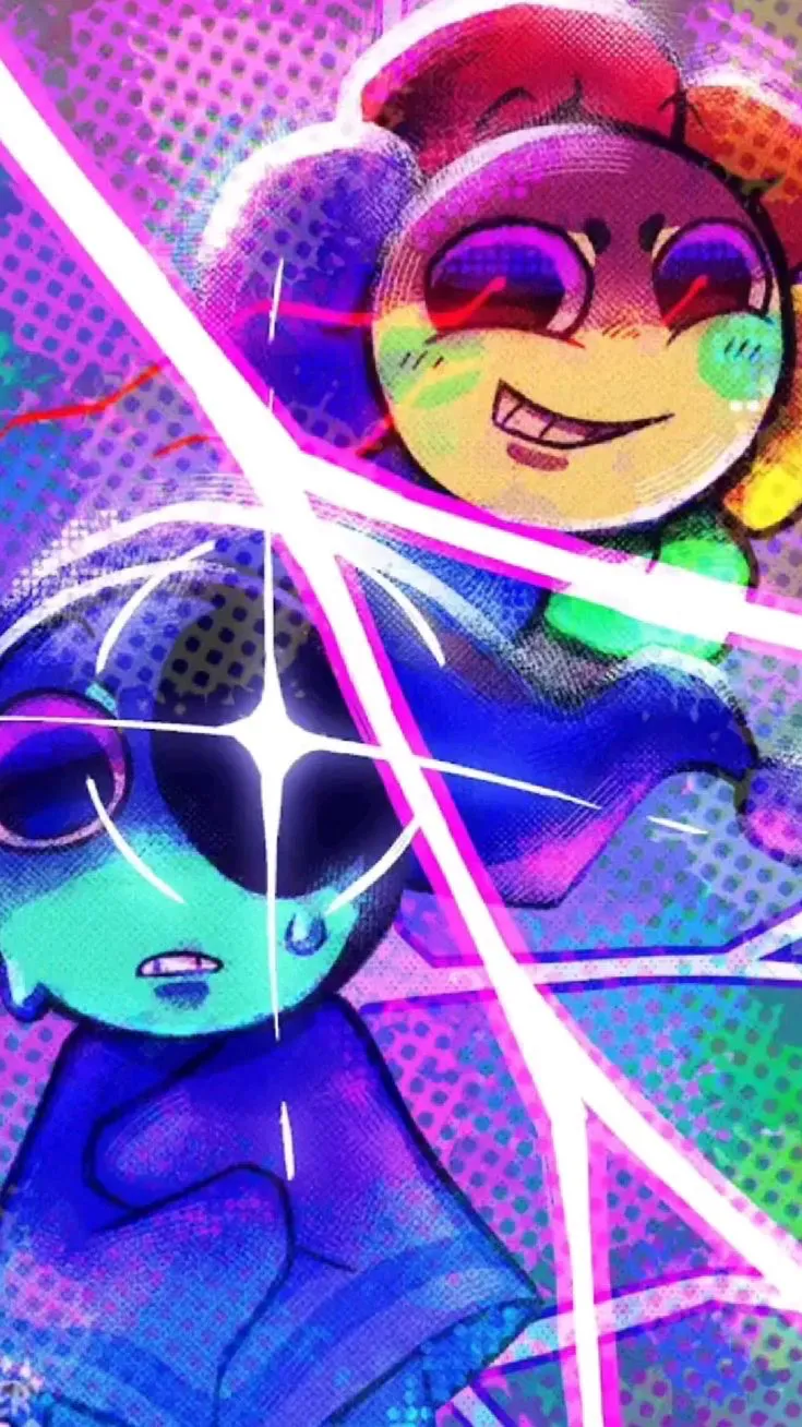 ai character: Astro vs dandy background