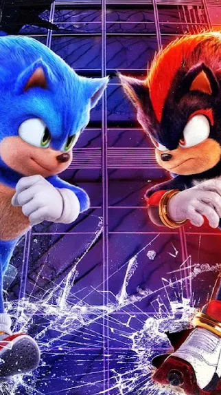ai character: Sonic vs shadow ￼ background